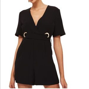 NWT White Topshop Wrap Romper